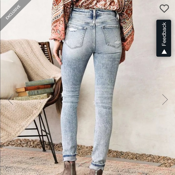 Bridge by Gly Hudson Mid-Rise Skinny Stretch Jean - Picture 8 of 8